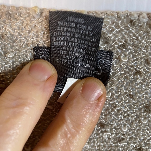 ADDITION BY CHICOS Beige nubby knit Pullover sweater. Long sleeves. Size 3. - Picture 3 of 7